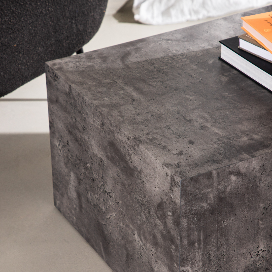 York sofabord Dark Grey