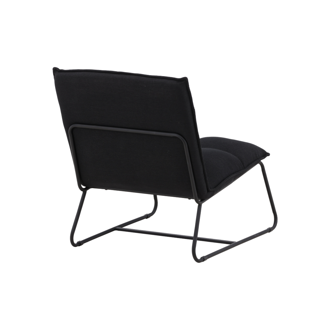 Madison loungestol Sort