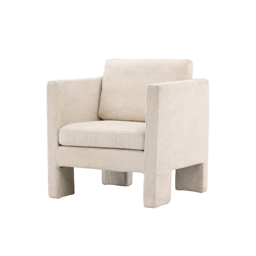 Ragusa loungestol Hvid