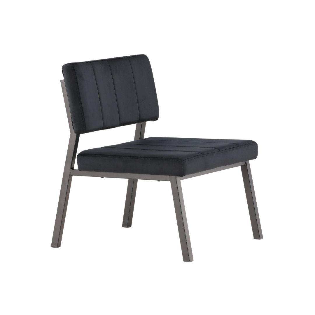 Monett loungestol Sort