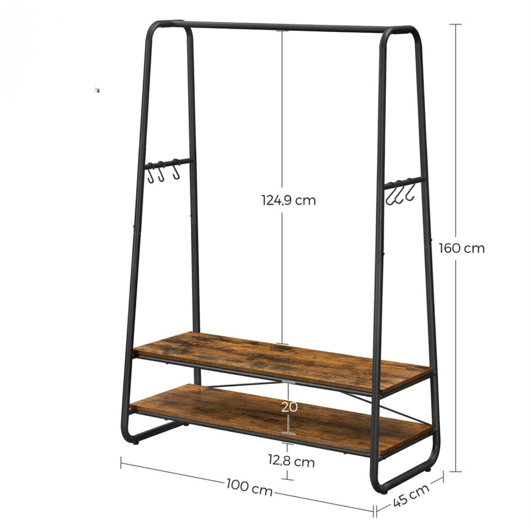 Lomi garderobestativ Espresso Brown