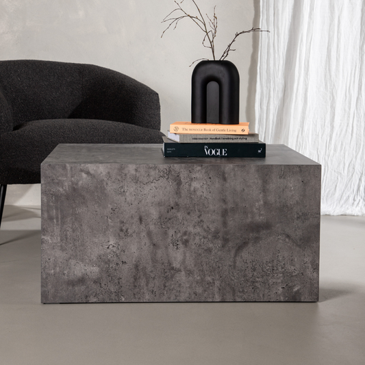 York sofabord Dark Grey