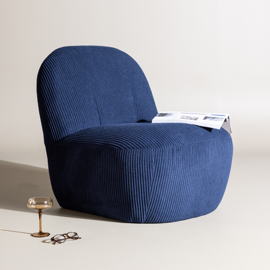 Mahla loungestol Marineblå