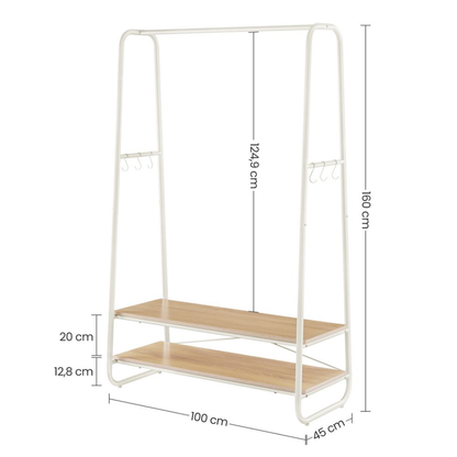 Lomi garderobestativ Hvid