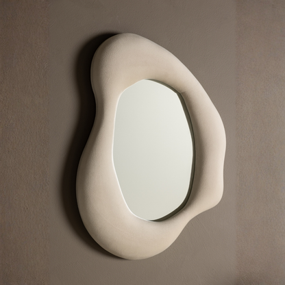 Louisville spejl 70 CM Beige