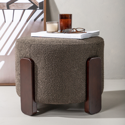 Coffey puf Mørkegrå