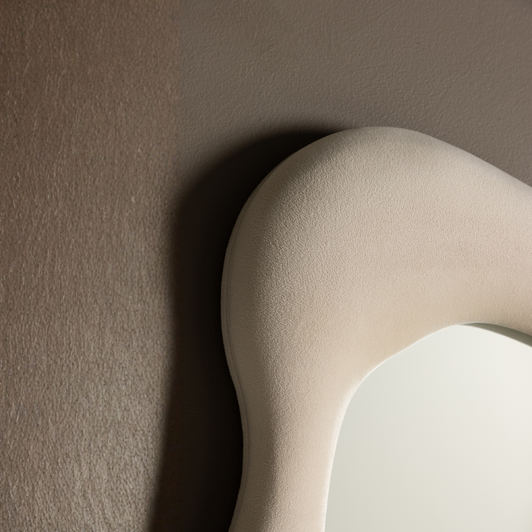 Louisville spejl 70 CM Beige