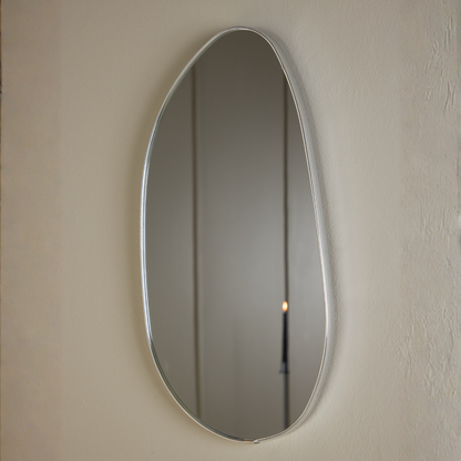 Borgholm spejl 55 CM Sølv