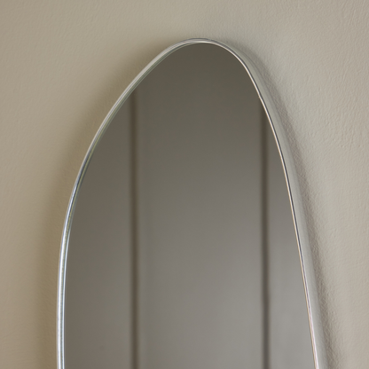 Borgholm spejl 55 CM Sølv