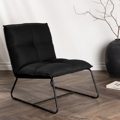 Madison loungestol Sort