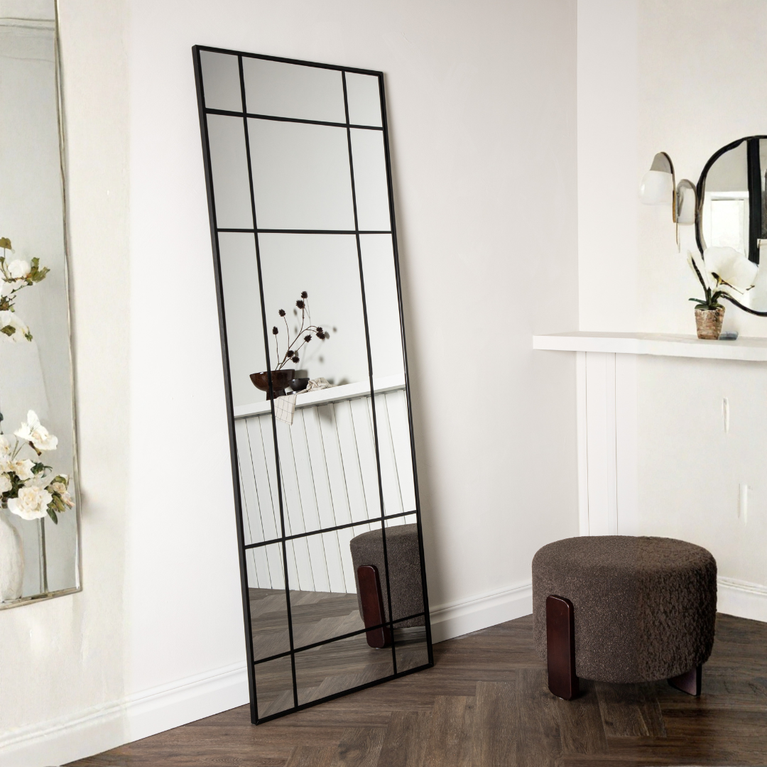 Lake spejl 193 CM sort