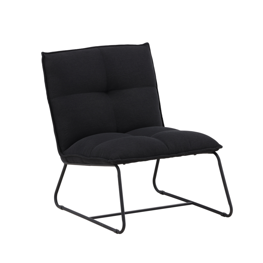 Madison loungestol Sort