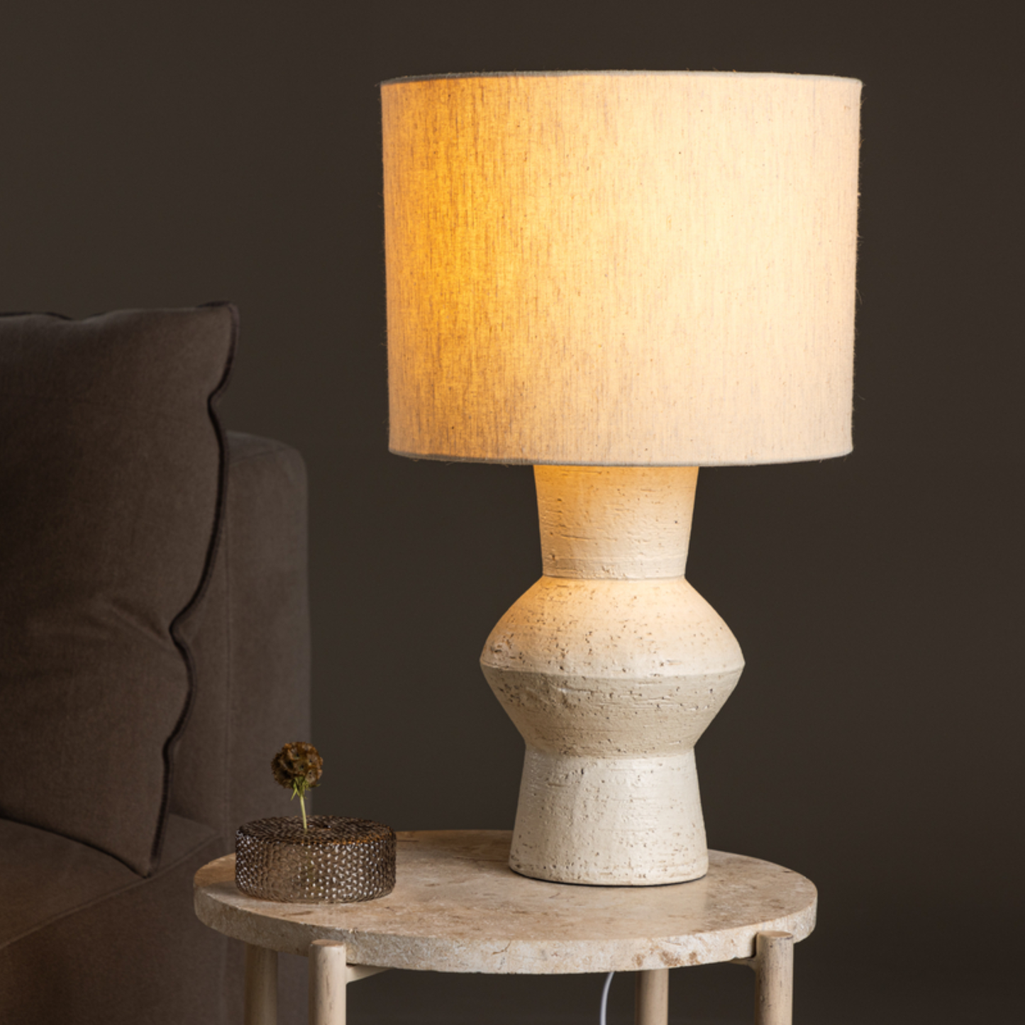 Valön Bordlampe Elfenben