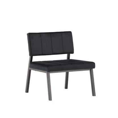 Monett loungestol Sort