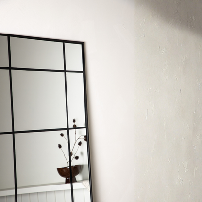 Lake spejl 180 CM sort