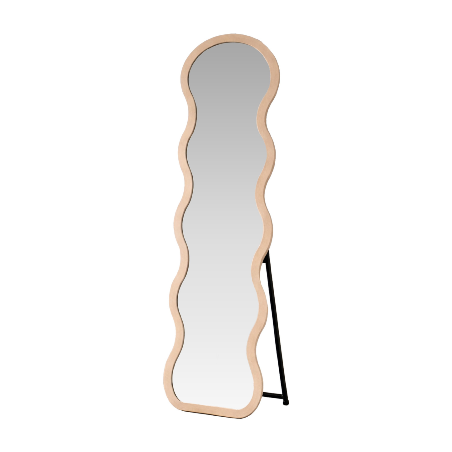 Loui spejl 158 CM Beige