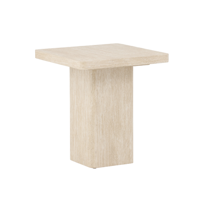 Qvart sidebord beige