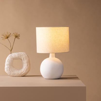 Torcello Bordlampe Hvid/Beige